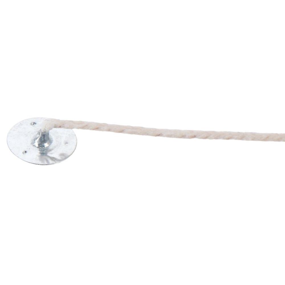 Wicks for Candles, 6 Inch Long Cotton Threads with 0.78inch Round Base Thick Candle Wick Bundle Pre-Waxed Candle Wick