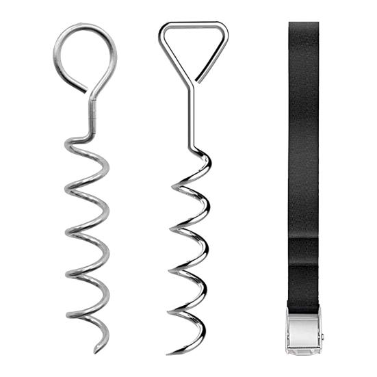 Spiral Ground Anchor High Durability Rust-proof Metal Tent Trampoline Ground Stake Spiral Anchor