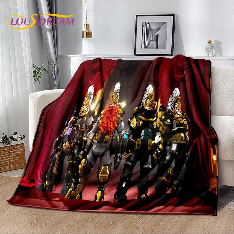 DRG Deep Rock Galactic Game Gamer Soft Plush Blanket,Flannel Blanket Throw Blanket for Living Room Bedroom Bed Sofa Picnic Cover
