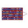 KX4B Car Toy Storage Organisers Case Hanging Display Case Kids Car Toy Container, Hold 60 Toy Car