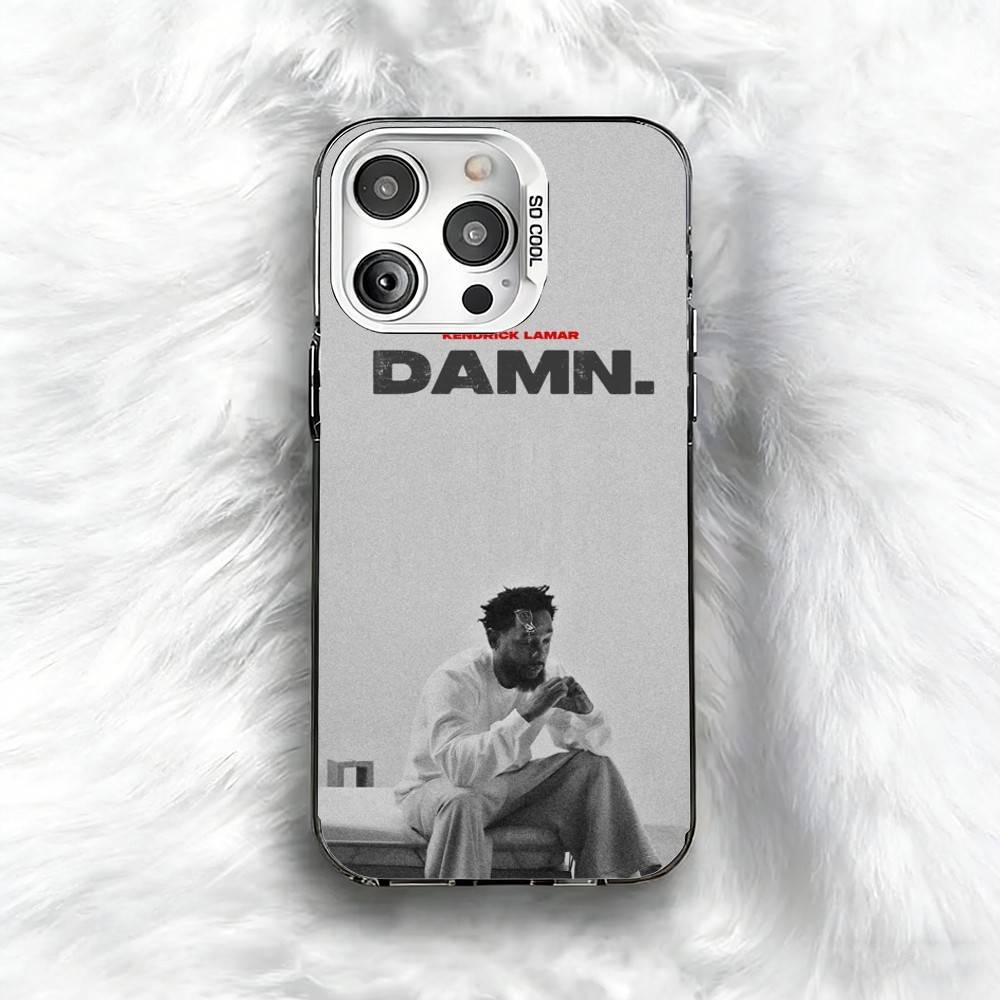 K.Dot-K-Kendrick L-Lamar Phone Case For iPhone 16 17 15 14 12 13 Pro Max Black Color Shockproof Cover