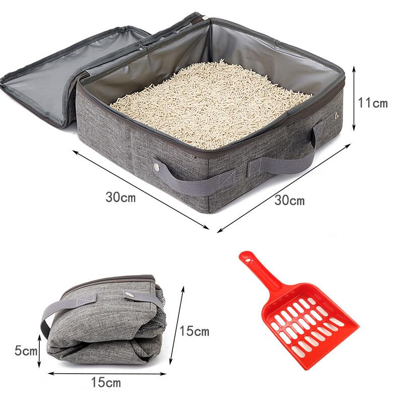MDNG Foldable Travel Cat Litter Box