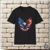 Bald Eagle with Flag Wings Unisex T-Shirt