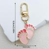 Baby Foot Pendant Keychain: Mix and Match Baby Clothes & Bottle Charms for Boys & Girls