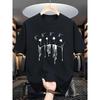 Sommer Herren 100 Baumwolle Lässig Locker Übergröße Pokerkarte Muster Gedruckt Sport Bequem Rundhals Kurzarm T-Shirt