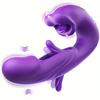 G-spot Vibrator Tongue Rose Erotica Dildo Vibrator Clitoral Stimulator with 10 Licks 10 Vibration Patterns Tapping Clitoral Stimulator Anal Sex Toys
