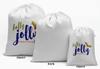 Darling Souvenir Blue House & Tree Christmas Party Supplies Gift Pouches Favor Candy Bags 15
