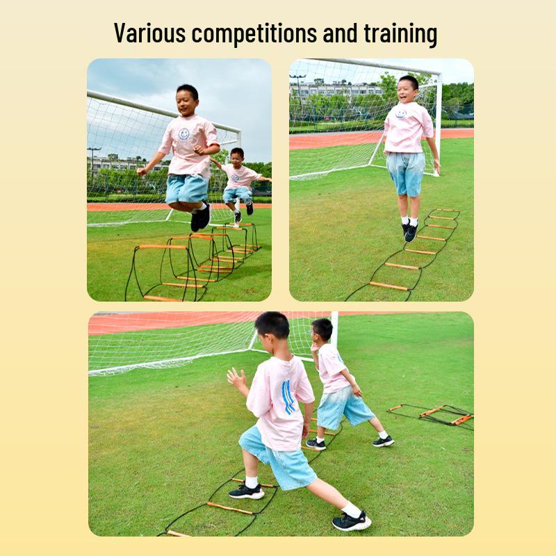 Multifunctional Butterfly Agility Hopscotch Ladder for Children's Basketball, Fitness, and Football Training