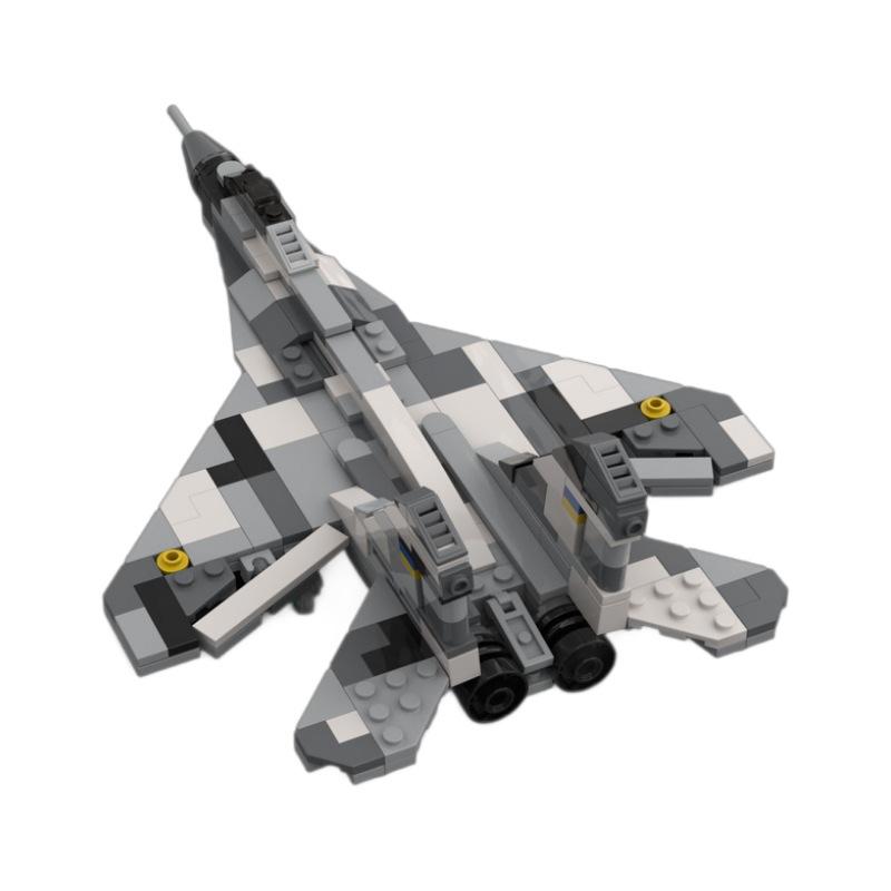 Sovětská stíhačka Mig-29 Stavebnice Druhá světová válka Vojenský model Sestavitelná hračka Kompatibilní sada