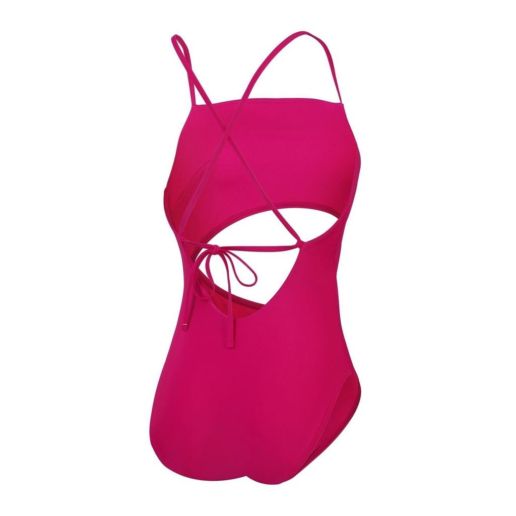Speedo Womens/Ladies Cut Out Tie Back One Piece Swimsuit