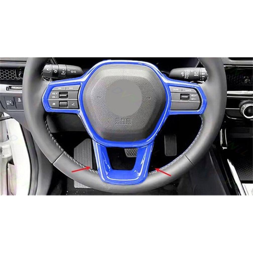 Steering Wheel Strip Panel Cover Trim For Honda Accord -24 11th Bright Blue