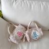 Playful Floral Print Childrens Crossbody Bag Eyecatching Cylinder Shoulder Bag Kids For