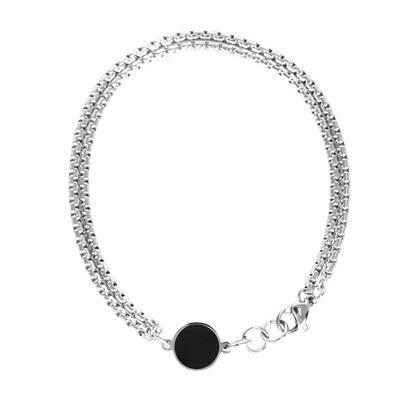 SQUAZ Armband SIDA075 1FARBE Unisex Partner Silber Accessoire