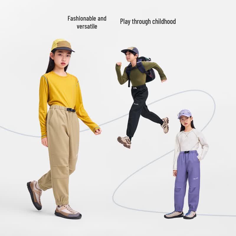 Pelliot Kids  Outdoor Softshell Pants with Fleece Lining 135307020 120