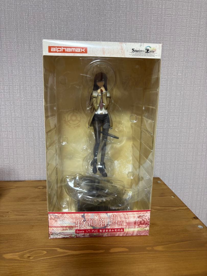 

[USED] Steins;Gate Makise Kurisu Figure Alphamax Opened