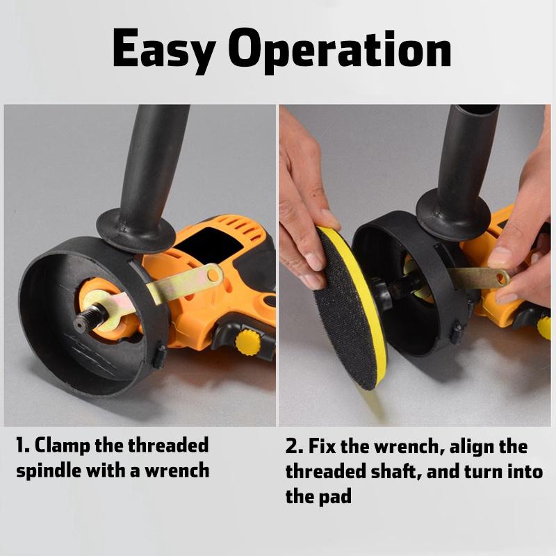 3700rpm 6 Speed Auto Electric Car Polisher Waxing Machine Polish Adjustable Sanding Waxing Tool Car New