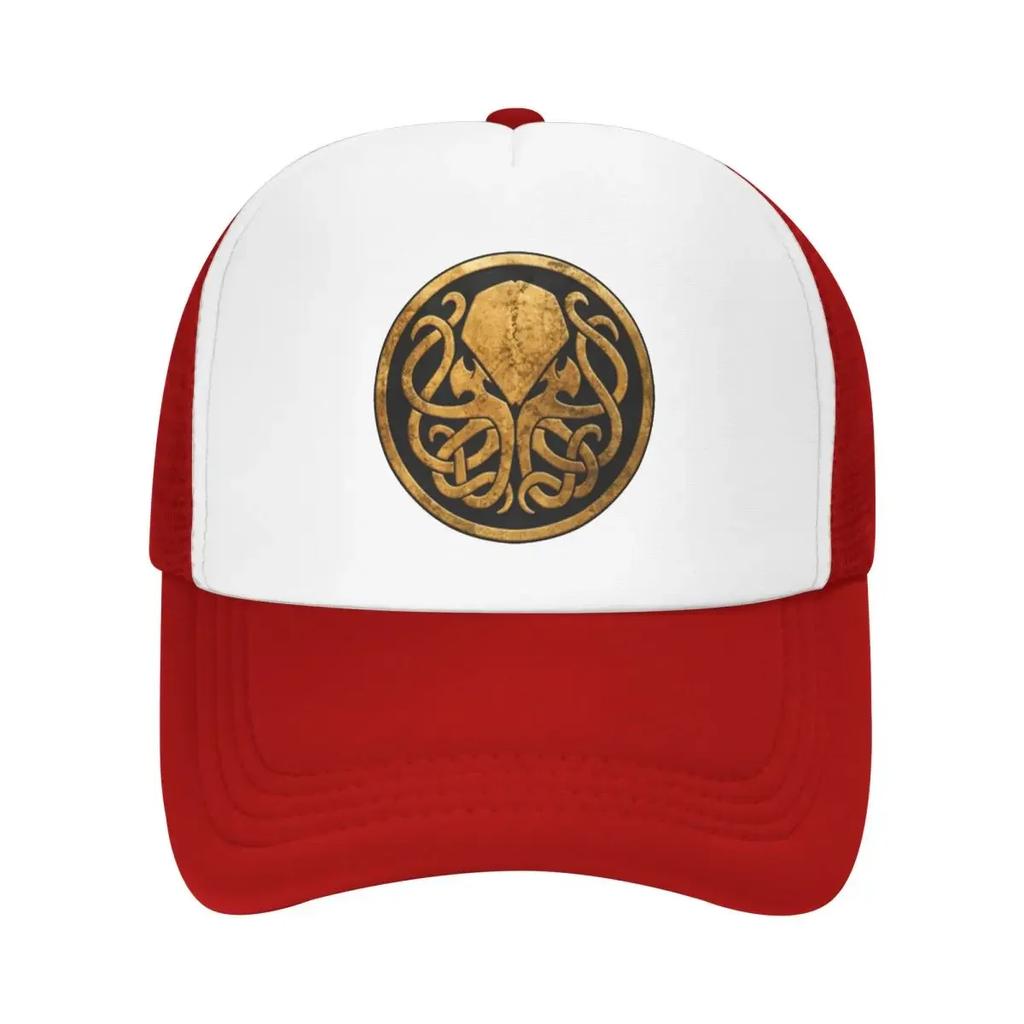 Custom Call Of Cthulhu Lovecraft Baseball Cap Women Unisex Breathable Trucker Hat Outdoor Snapback Hats