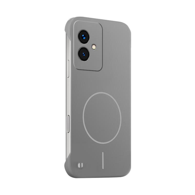 

Совместимо с чехлом для Honor 100: Магнитный, Матовый, Защита от падений, Однотонный, Приятный на ощупь, Безрамочный дизайн Honor 100 Pro чёрный