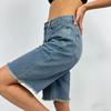 Women's Color Jeans Stretch Slim Fit Distressed Denim Shorts