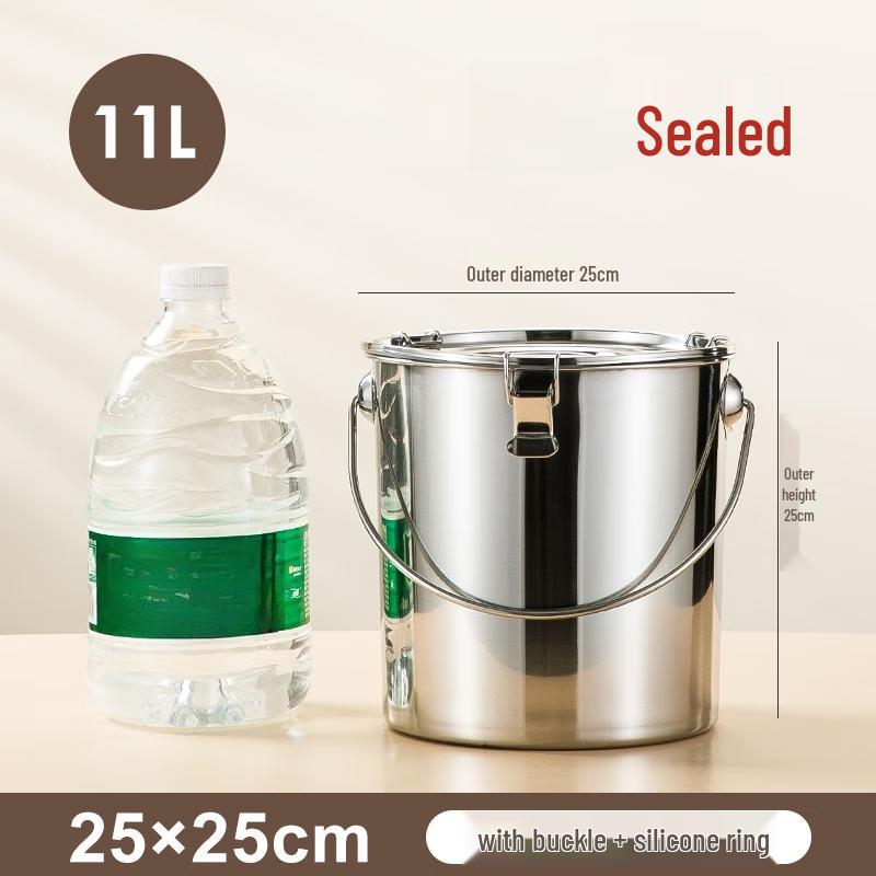 Stainless Steel Sealed Rice Storage Container