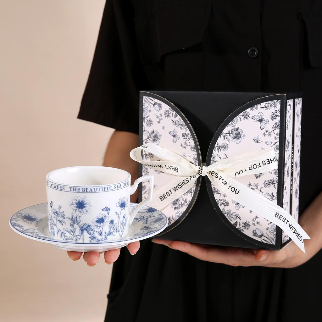 220 ml Retro-Kaffeetasse, Snackschale, Espressotasse, Keramik-Trinkgeschirr, nordische Heimdekoration, Tasse, Urlaubsgeschenkset