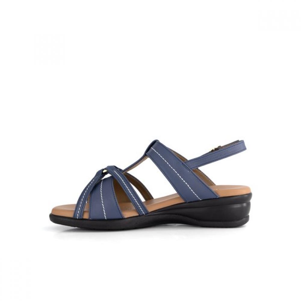 Vainer Women S Comfort Sandal Navy 135a0v1na