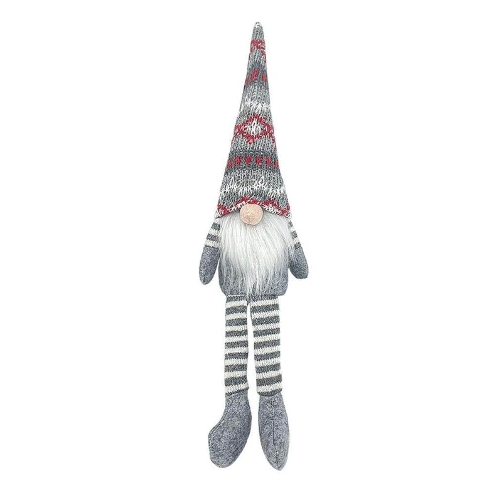 40cm Length Knitted Gnome Doll Faceless Style Christmas Gnome Decor Xmas Tree Decoration 6