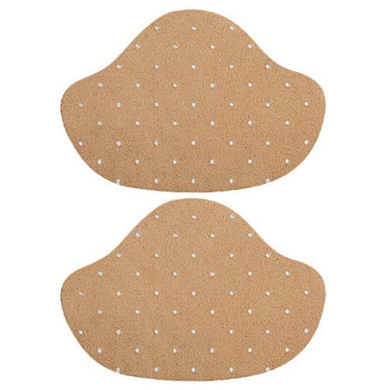 

2 шт. износостойкие высокоэластичные дышащие мягкие на ощупь удобные средства по уходу за ногами эмульсионные подушечки для пятки стельки для бега L коричневый