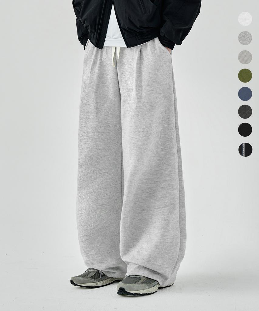 COSTUME O’CLOCK Wide One-Pleat Sweatpants 8 Color Coospt207