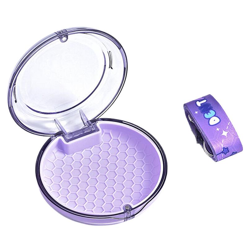 Portable Denture Tray Box Dental Retainer Box Teeth Aligner Braces Box Teeth Container Denture Box False Teeth Protective Case