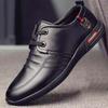 Casual Leather Shoes Spring and Summer Breathable Men's Breathable Non-slip Versatile Leather Shoes