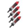 4 PCS 75mm RC Car Oil  S Aluminum Alloy Damper Set for 1/10 Scale RC Cars