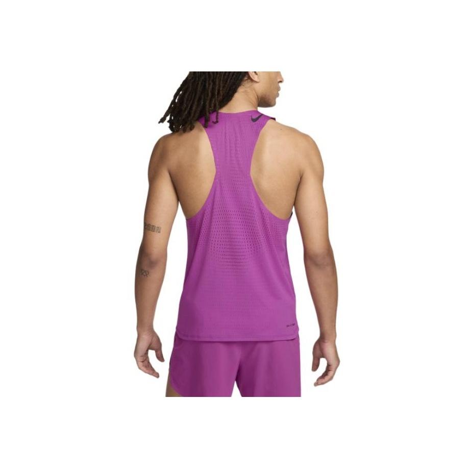 Nike Round Neck Solid Color Logo Print Breathable Vest Men Tops Hot-Purple FN4231-518