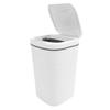 Motion Sensor Trash Can 18L Automatic Touchless Garbage Bin with Blue Luminous Press   for Bathroom Kitchen Living Room