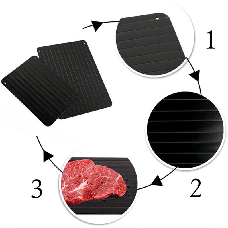 Buy Home Durable Thaw Frozen Food Fast Defrosting Tray Meat Fruit Safe