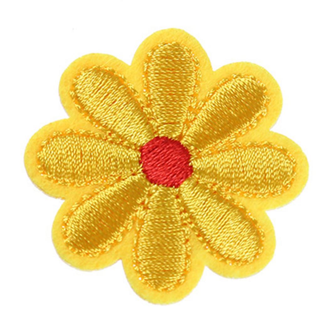28Pieces Embroidered Flower Applique Patches Iron On Flower Patches for Kid Clothing Jeans Jackets Hat Embellishment