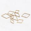 20pcs Stainless Steel Rhombus Charms for Bracelet Connector Necklace Pendants Handmade Earrings DIY Jewelry Making  Accessories