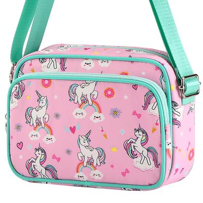 Handtasche für Mädchen und Studenten, Einhorn-Print, Schultertasche, Schultasche