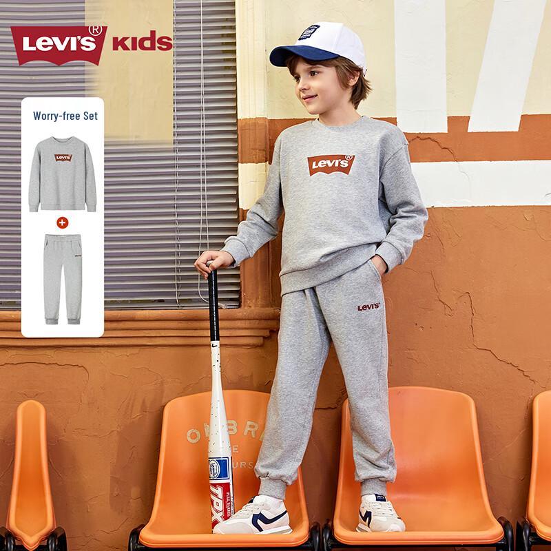 LEVI S Unisex Kids Long-Sleeve Two-Piece Casual Autumn Set XL