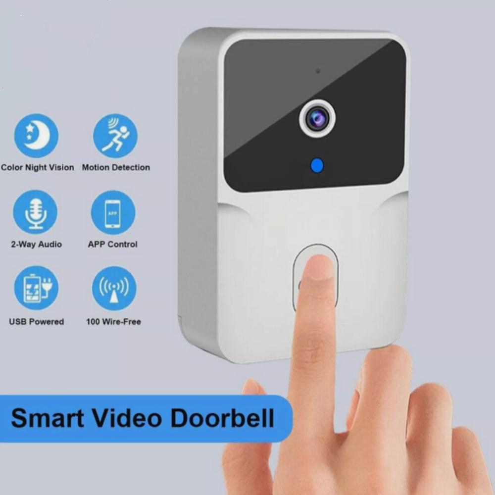 Vzdálený přístup Smart Video Doorbell Infrared Night Vision Wifi Video Door Bell Bezdrátový domovní zvonek