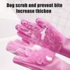 Haustier-Badehandschuhe Spülhandschuhe Reinigungshandschuhe Silikon-Spülhandschuhe Geeignet für Haushalt Schwammbürste Reinigungswerkzeuge