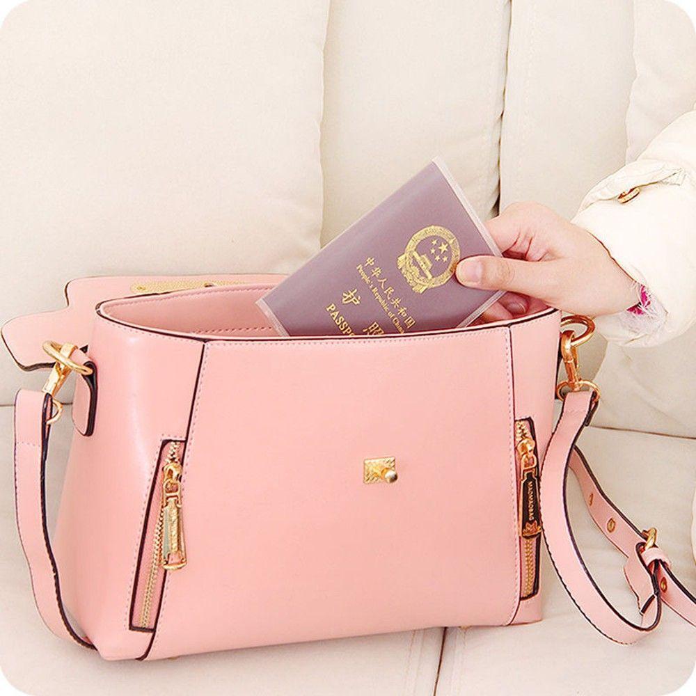 Organizer Travel Protector Waterproof ID Card Protective Case Transparent Passport Case Holder