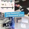 20PCS Self-Adhesive Hook and Loop Strip, Adhesive Back Tape Fasteners Heavy Duty Mounting Strip Suitable for Home or Office Use