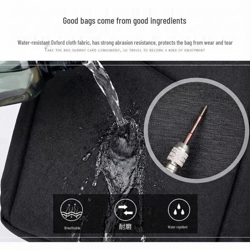 Expandable Waterproof Business Travel Laptop Backpack