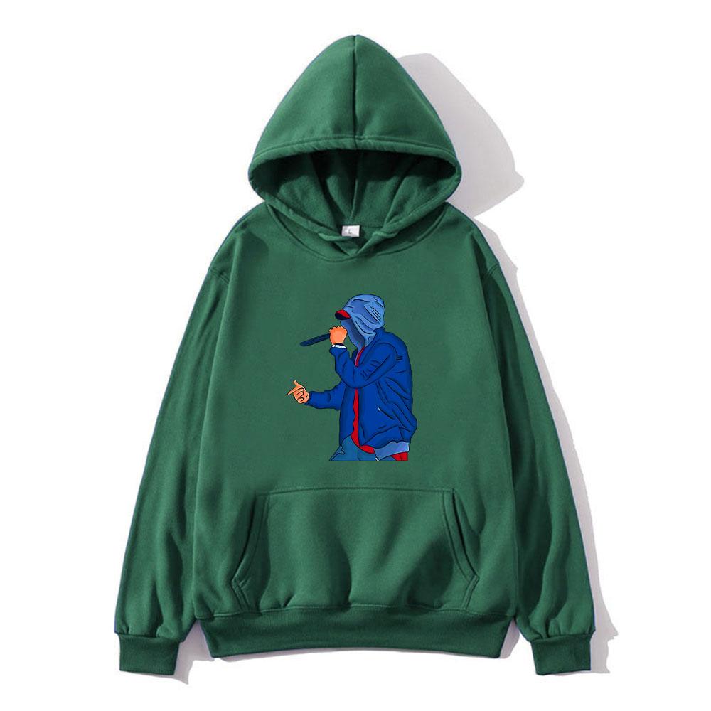 Eminem Hoodie  for Autumn Fashion Grunge Sweatshirt Funko Pop Fleece Graphic Printing Clothing Ropa Hombre Long Sleeve