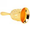 Hand Bell Metal Crafts Innovative Reminder Home Decoration Zinc Alloy Golden European-Style