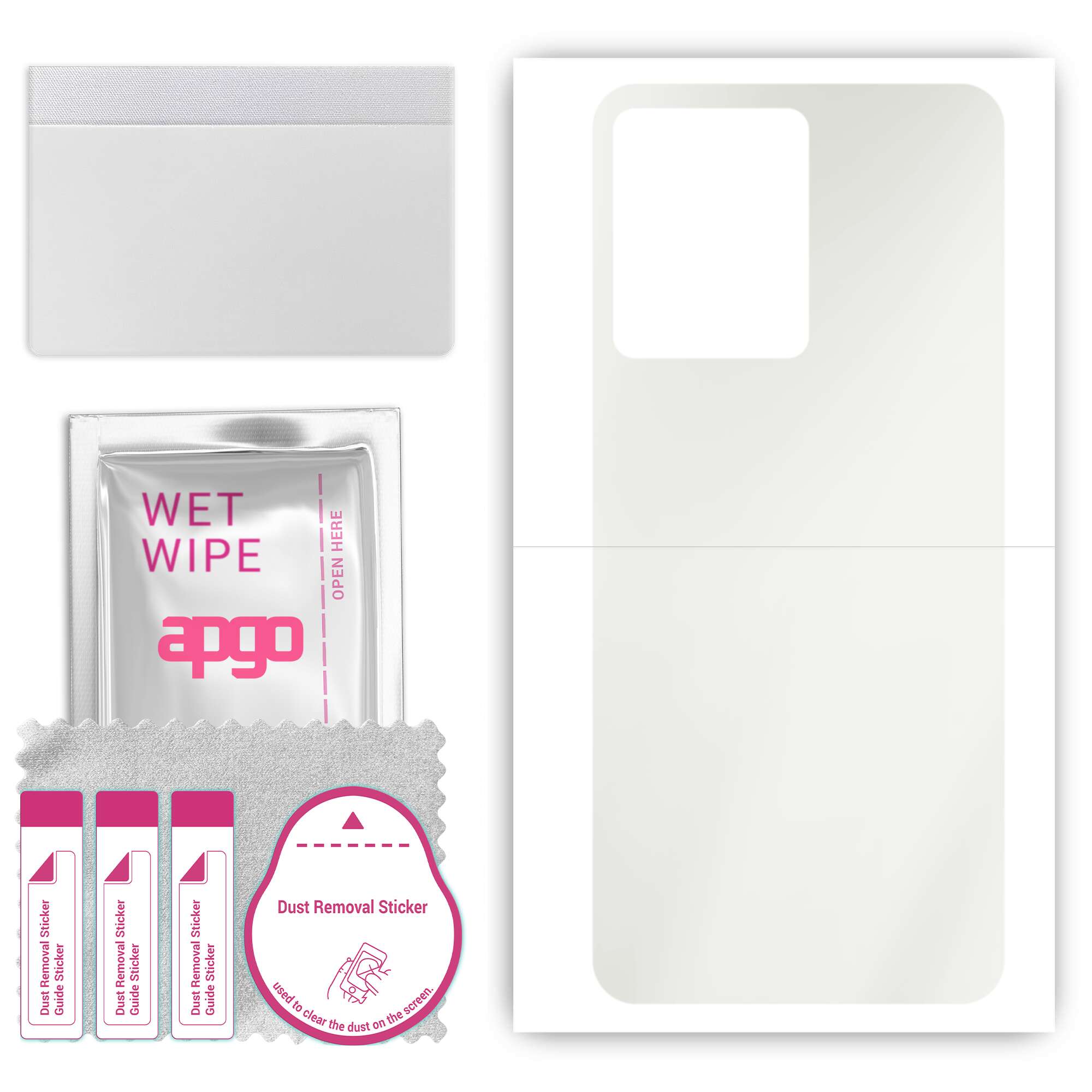 

apgo MATTE Protective Skin Sticker for the back compatible with Realme GT 2 Master Explorer, Wrap Film, Hydrogel Film, Flexible, Soft TPU with positio