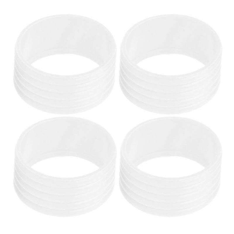 Silicone Tennis Racquet Grip Rings Racket Bands Non Slip Racket Rubber Bands for Badminton Squash Baseball Bat Handle