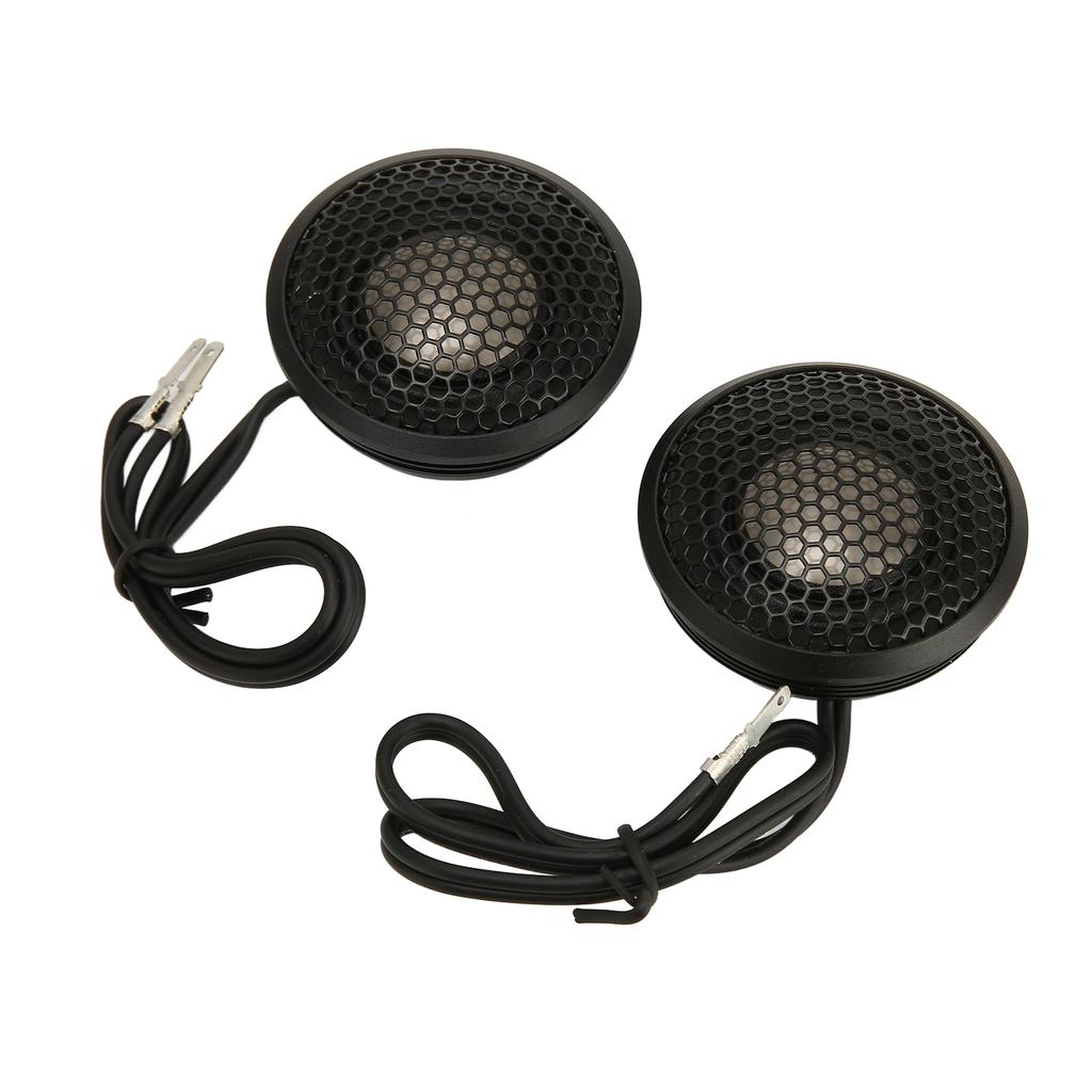2 stk Bildiskant Hifi Svart Kompakt Struktur 150W Dome Diskant med Base for Alle Biler o