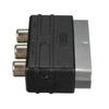 To 3 RCA Female Male Plug for TV DVD SCART SCART Converter Adapter Cable Audio Video Accessories